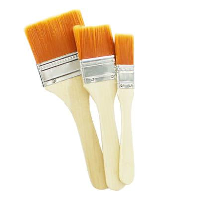 1117 Artistic Flat Painting Brush - Set of 3 - SkyShopy 1117 Artistic Flat Painting Brush - Set of 3 - SkyShopy